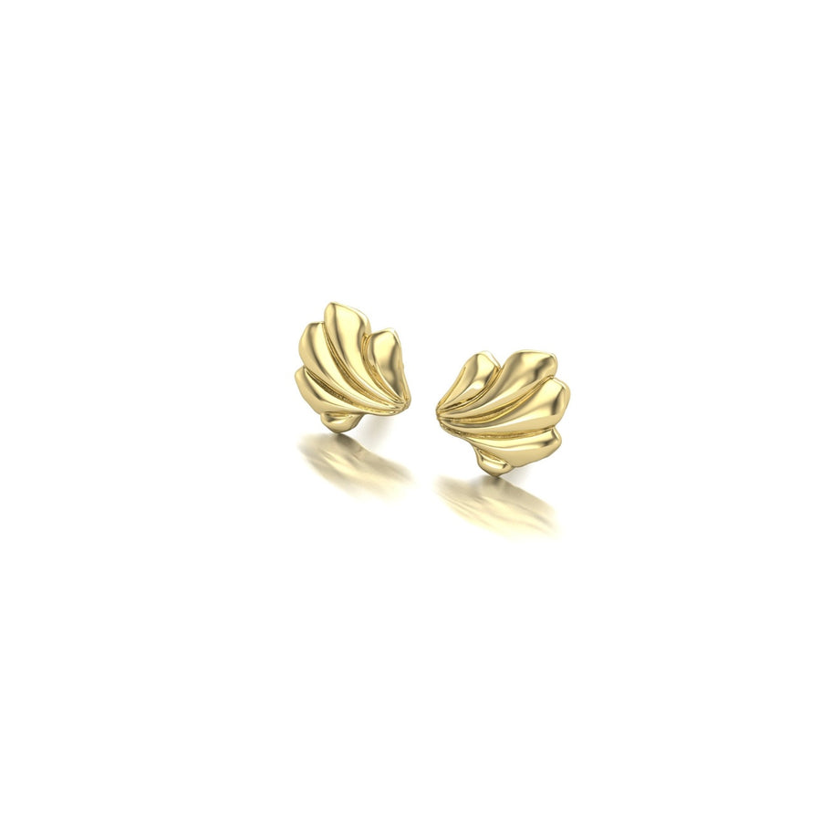 Mini Shell Fragment stud earrings